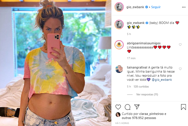 Giovanna Ewbank e Bruno Gagliasso anunciam gravidez: 'somos cinco