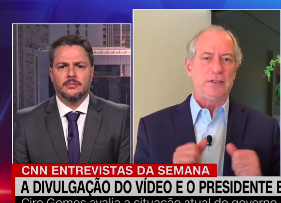 NA CNN CIRO GOMES DIZ QUE TEME MAIS O GENERAL HELENO COM AS M OS