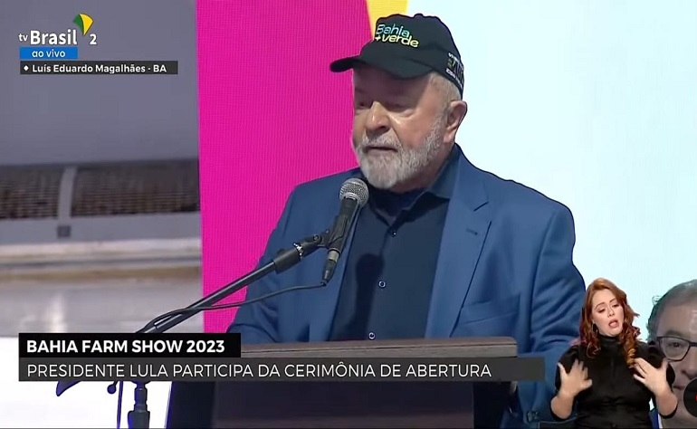 Em discurso realizado na abertura da Bahia Farm Show