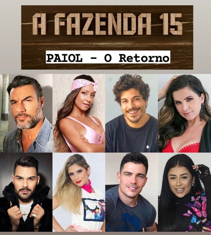 PAIOL DE A FAZENDA 15 SERÁ FORMADOS POR EX PARTICIPANTES QUE FORAM  EXPULSOS DE REALITIES - Bahia Economica