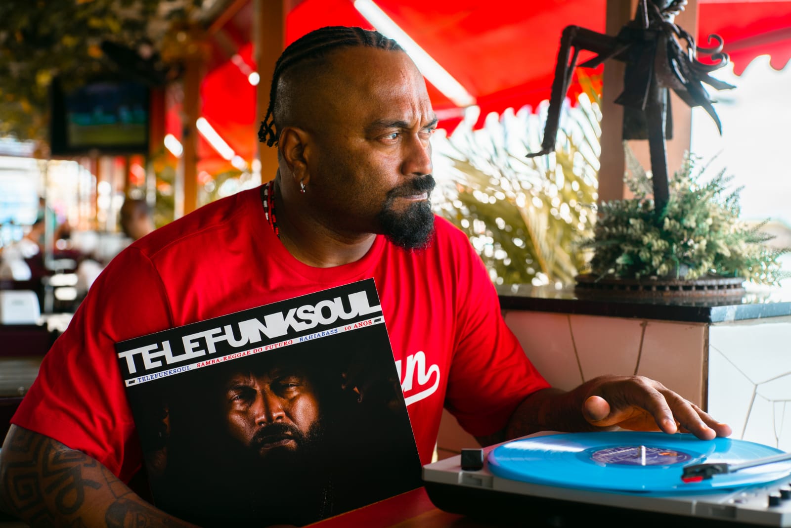 SAMBA REGGAE DO FUTURO: TELEFUNKSOUL LANÇA VINIL COMEMORATIVO PELOS 10 ANOS DO BAHIA BASS
